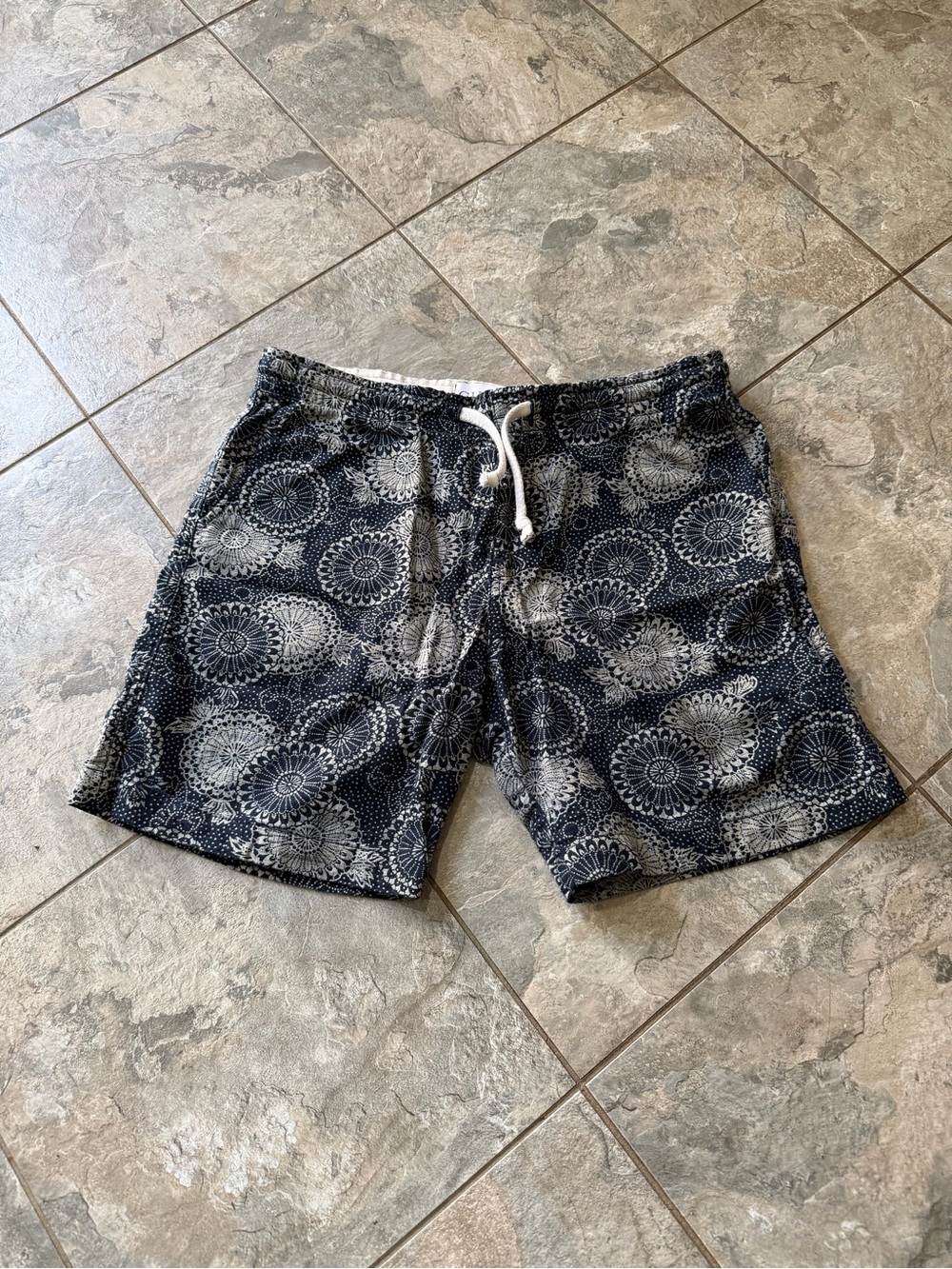 Gustin Drawstring chino short pants Cotton Pant Size M made in USA